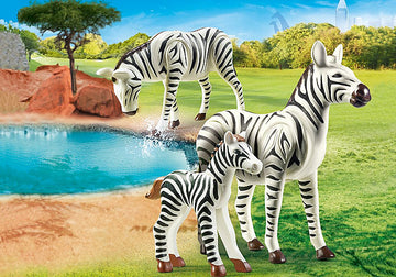 PLAYMOBIL Zebras with Foal 70356 - 0