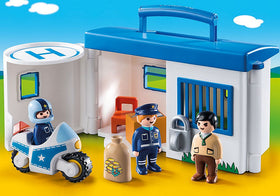 PLAYMOBIL 1.2.3 Take Along Police Station 9382