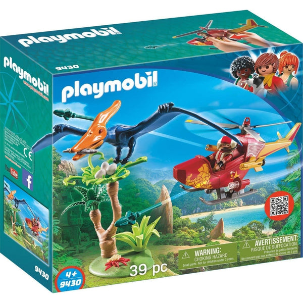 PLAYMOBIL Adventure Copter with Pterodactyl 9430