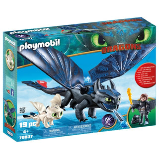 PLAYMOBIL Dragons Hiccup and Toothless with Baby Dragon 70037