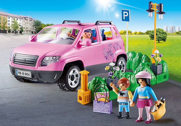 PLAYMOBIL Family Car with Parking Space 9404