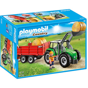 PLAYMOBIL Large Tractor with Trailer 6130