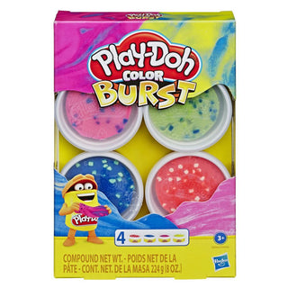Play-Doh Color Burst Pack of 4 Bright Colors