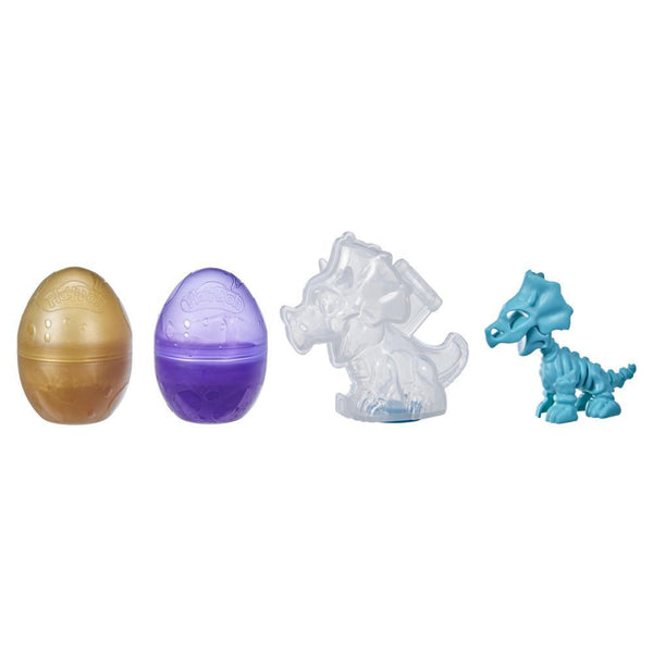 Play-Doh Slime Dino Crew Eggs and Dinosaur Bones Triceratops Toy