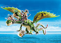 PLAYMOBIL DRAGONS Dragon Racing: Ruffnut and Tuffnut with Barf and Belch