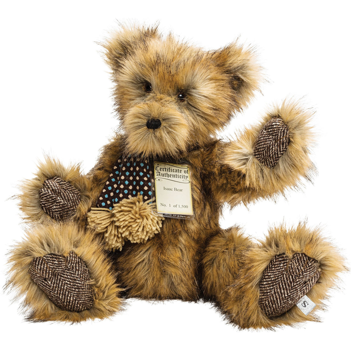 SUKI Limited Edition Collectible Silver Tag® Bear ISAAC