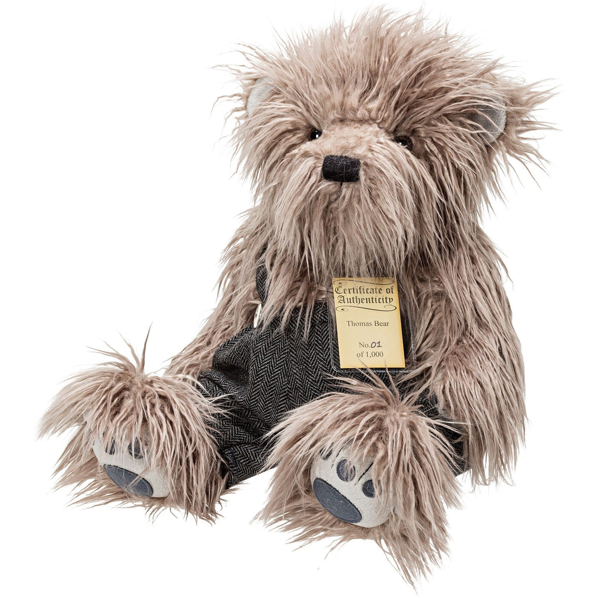 SUKI Limited Edition Collectible Silver Tag® Bear THOMAS
