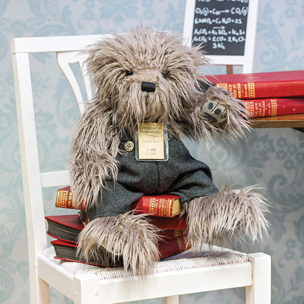 SUKI Limited Edition Collectible Silver Tag® Bear THOMAS