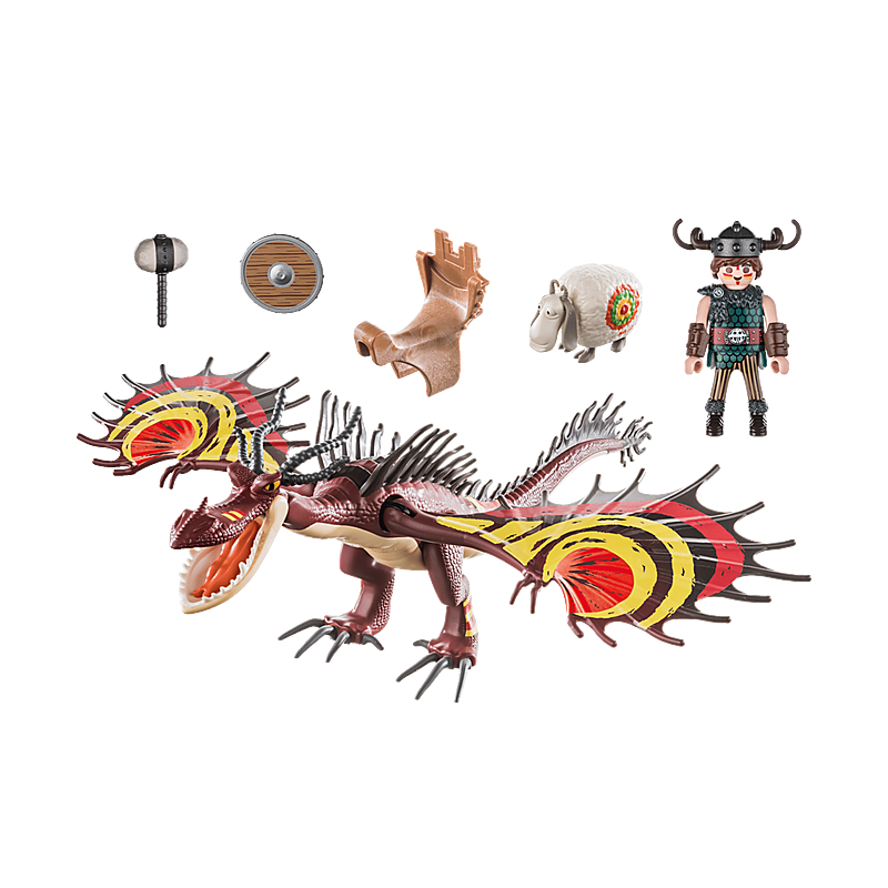 PLAYMOBIL DRAGONS Dragon Racing: Snotlout and Hookfang