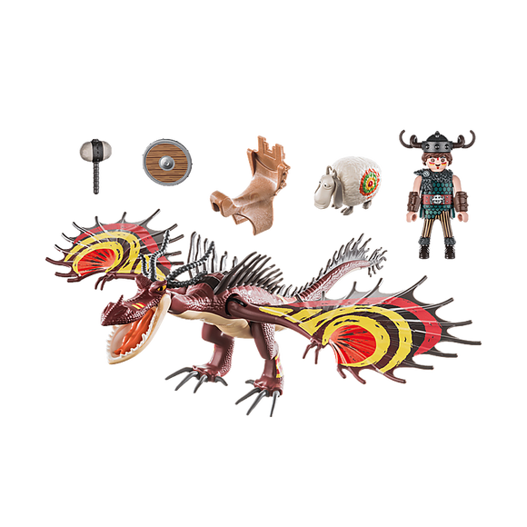 PLAYMOBIL DRAGONS Dragon Racing: Snotlout and Hookfang