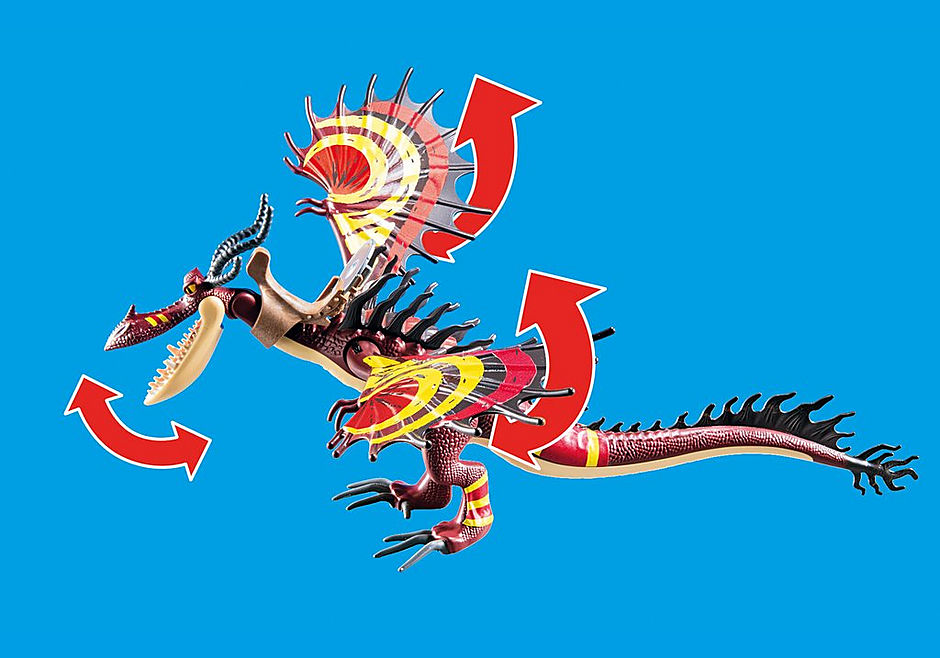 PLAYMOBIL DRAGONS Dragon Racing: Snotlout and Hookfang