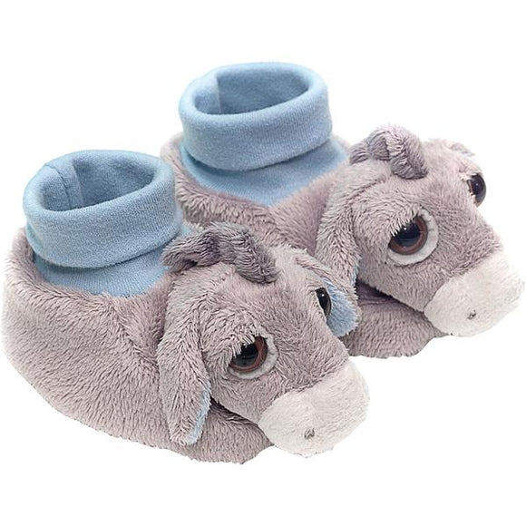 Suki Li'l Peepers Pablo Blue Donkey Baby Booties