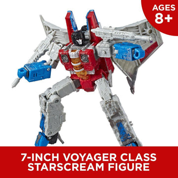 TRANSFORMERS Generations War for Cybertron Voyager Siege Chapter S24 STARSCREAM Action Figure - 0