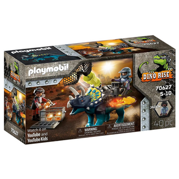 PLAYMOBIL Dino Rise Triceratops Battle for the Legendary Stones