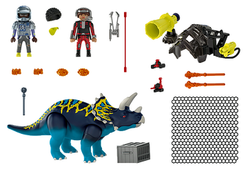 PLAYMOBIL Dino Rise Triceratops Battle for the Legendary Stones - 0