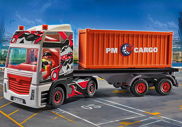 PLAYMOBIL Truck with Cargo Container 70771 - 0