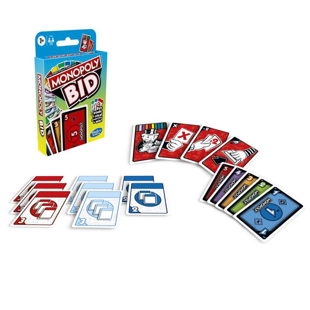 MONOPOLY Bid Card Game
