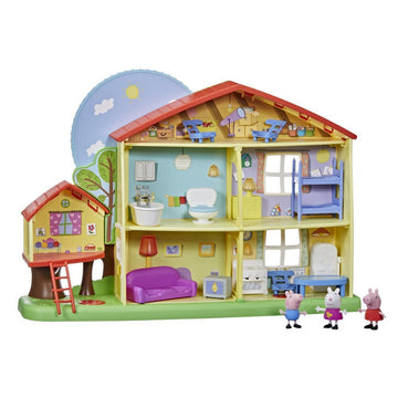 Peppa Pig Peppa’s Adventures Peppa's Playtime to Bedtime House Preschool Toy - 0