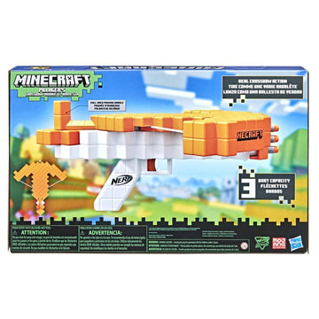 NERF Minecraft Pillager's Crossbow Dart-Blasting Crossbow - 0