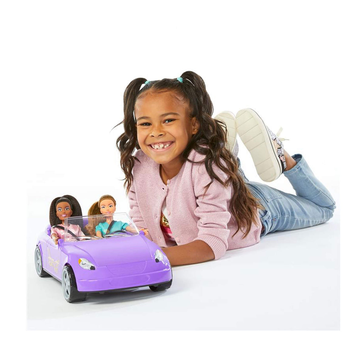 MGA’s Dream Ella Car Cruiser – Purple Convertible Car