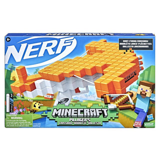 NERF Minecraft Pillager's Crossbow Dart-Blasting Crossbow