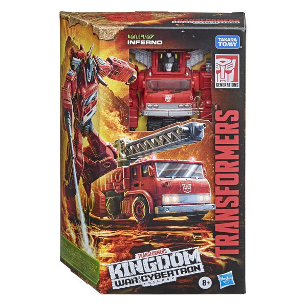 Transformers Kingdom Voyager WFC-K19 Inferno Action Figure