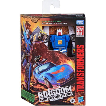 TRANSFORMERS Kingdom Deluxe WFC-K26 AUTOBOT TRACKS Action Figure - 0