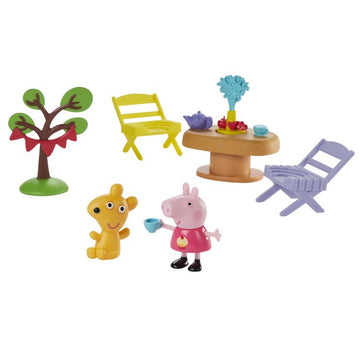 Peppa Pig Peppa's Adventures Tea Time with Peppa Playset - 0