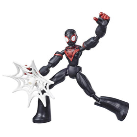 Marvel Spider-Man Bend and Flex Miles Morales Action Figure - 0