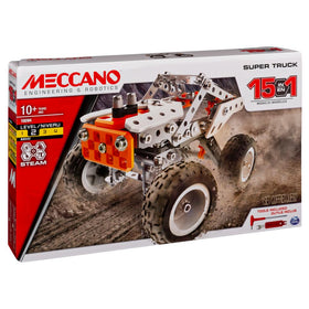 Meccano 15-in-1 Super Truck Building Kit 19204 - 0