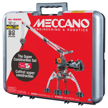 Meccano Super Construction 25-in-1 Motorized Building Set 19206 - 0