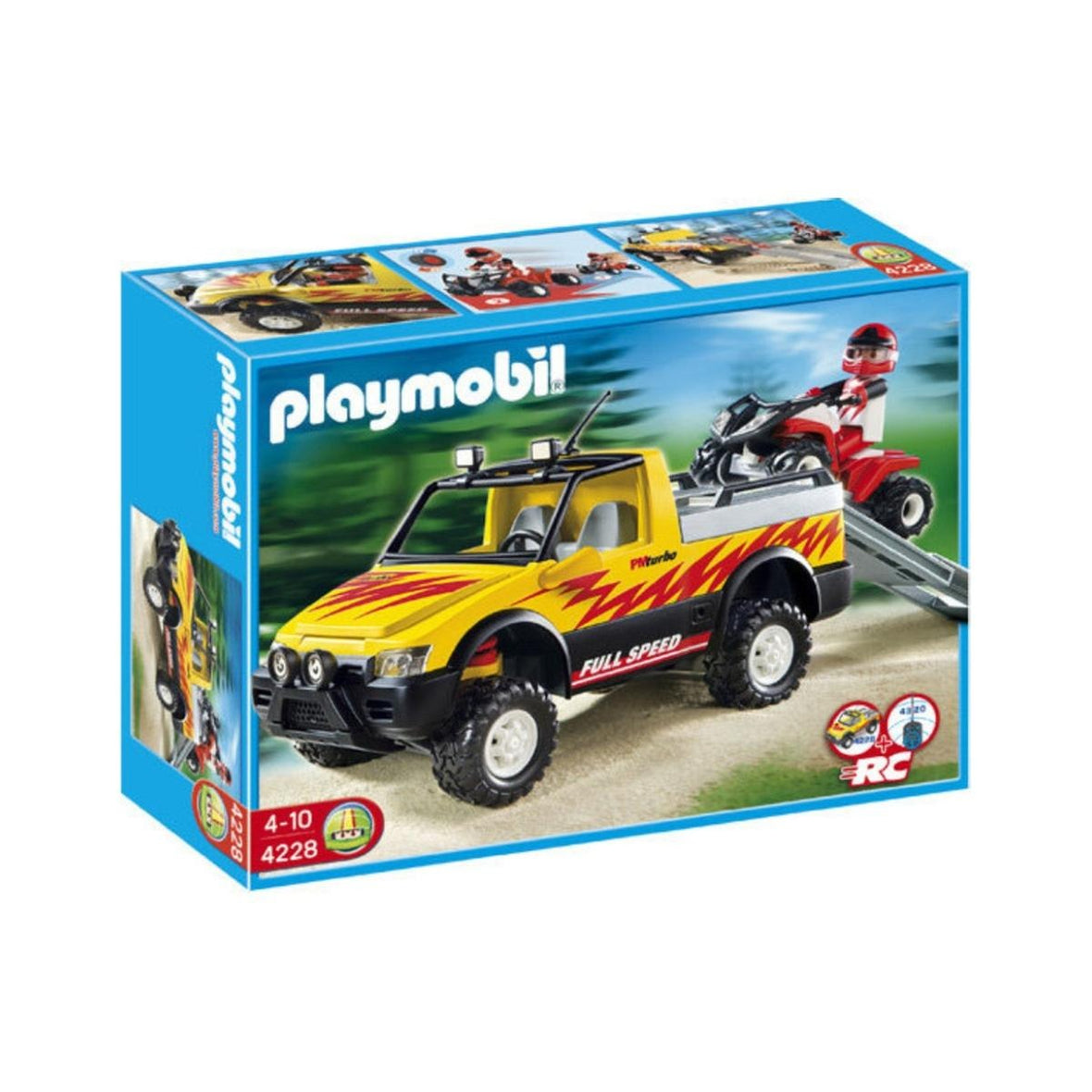 PLAYMOBIL RC Pick-Up Truck with Quad 4228