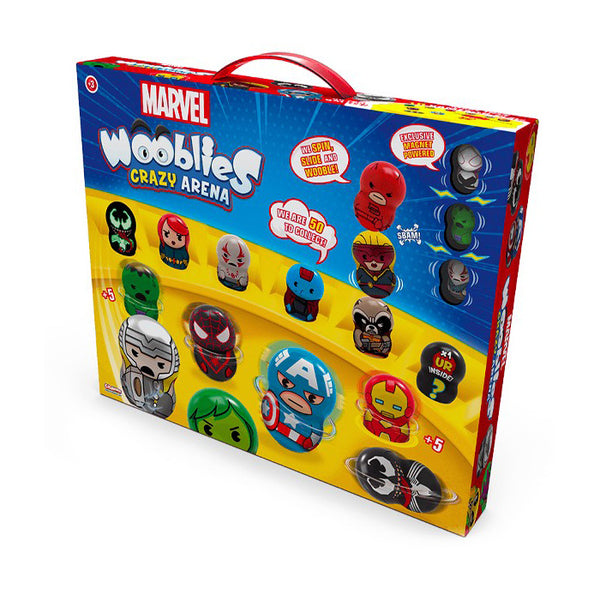 Marvel Wooblies Magnetic Power Crazy Arena | Import A Toy