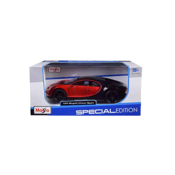 MAISTO 1:24 Scale Die-Cast Special Edition Bugatti Chiron Sport in Red